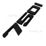 09-15 Matte Black 750i Trunk Lid Letter Logo Emblem Badge Performance F01 F04