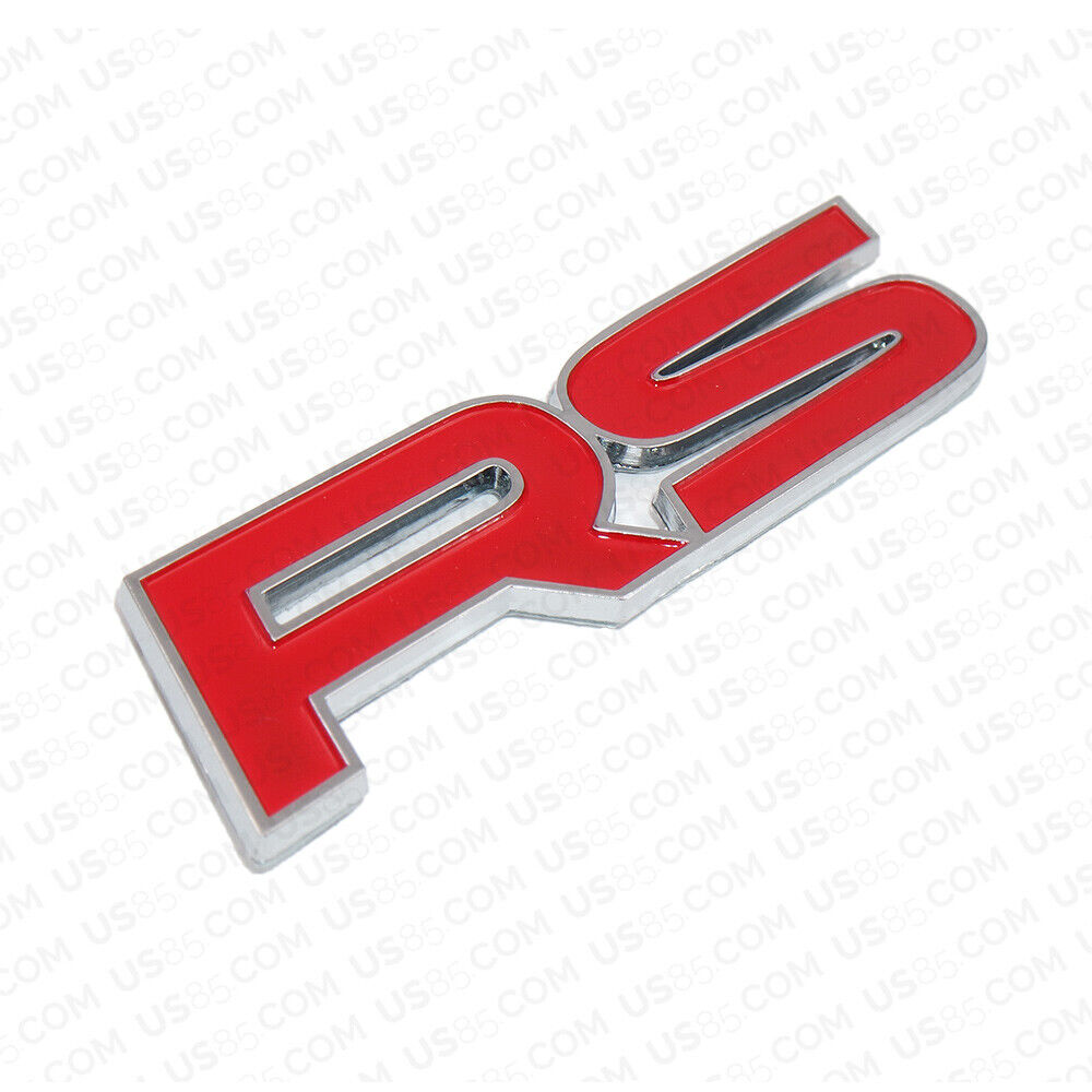 3D Fashion ABS Waterproof RS Car Decal Badge Emblem Sticker for Auto Decoration