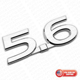Infiniti 5.6 Left or Right Fender Marker Badge Emblem Nameplate ABS - Chrome
