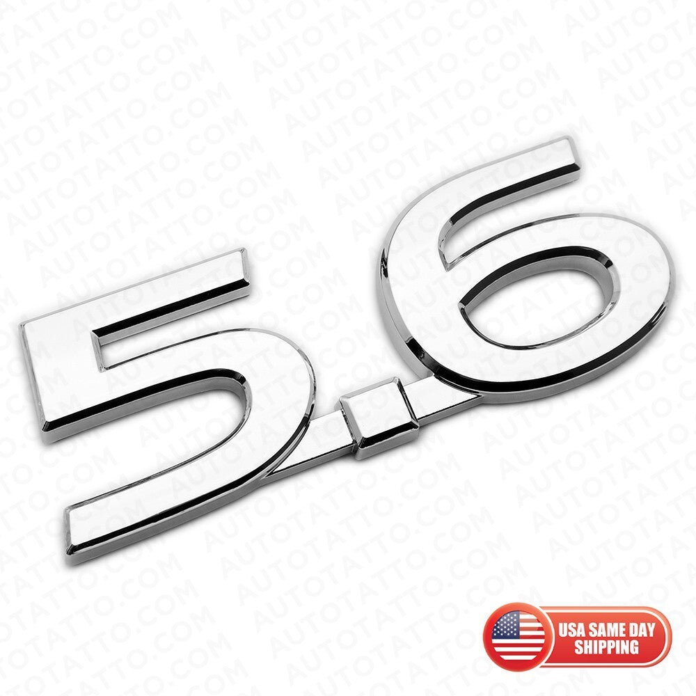 Infiniti 5.6 Left or Right Fender Marker Badge Emblem Nameplate ABS - Chrome