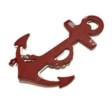 Universal 3D Fashion Metal Ship Anchor Car Decal Sticker for Auto Decoration