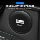 6pcs Burmester Car Hi-Fi Speaker Audio Badge Stereo Emblem Sticker Decal Logo