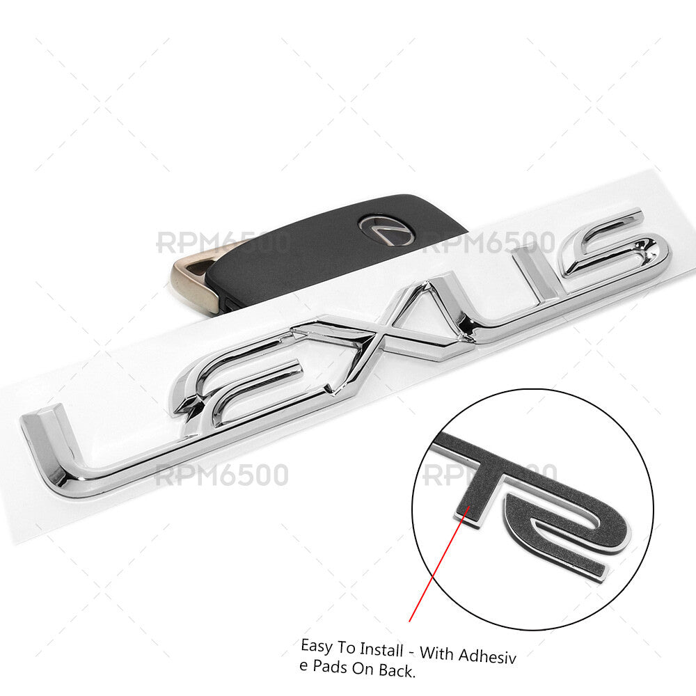 Lexus Rear Trunk Lid Letter Nameplate Badge Emblem F-Sport Car Chrome