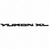 2x GMC YUKON XL Liftgate / Door Letter Nameplate Emblem SUV HD Badge Sport Black