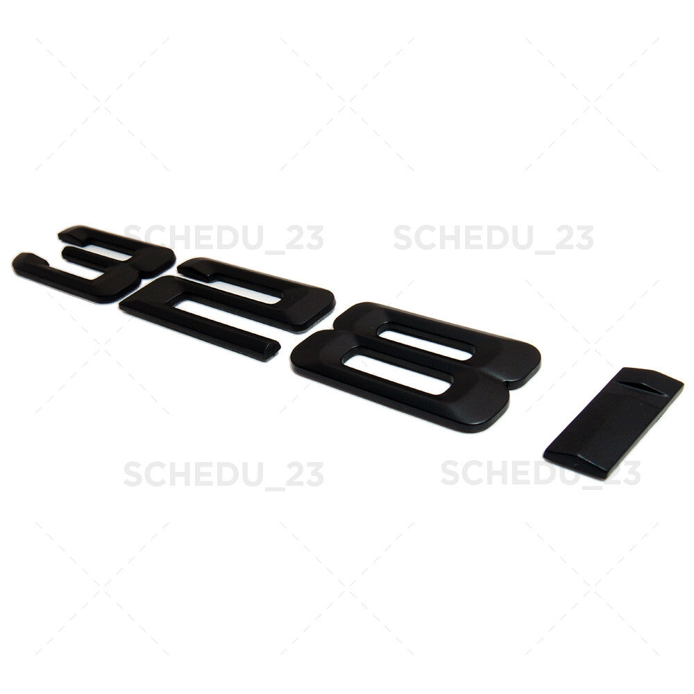 For BMW 328i Logo Emblem Replace Badge Car Trunk Lid M Series Performance Black