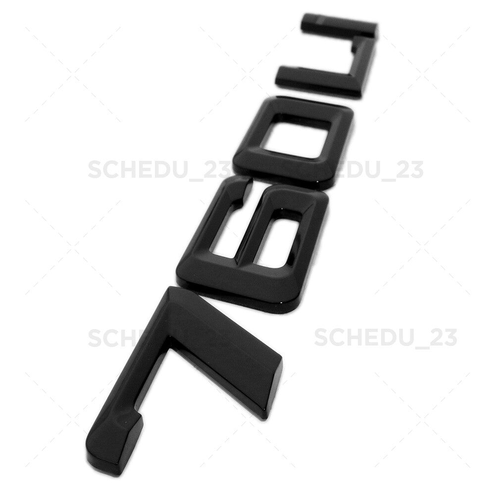 Gloss Black For BMW 760Li Logo Emblem Trunk Lid M Power Series Performance F01