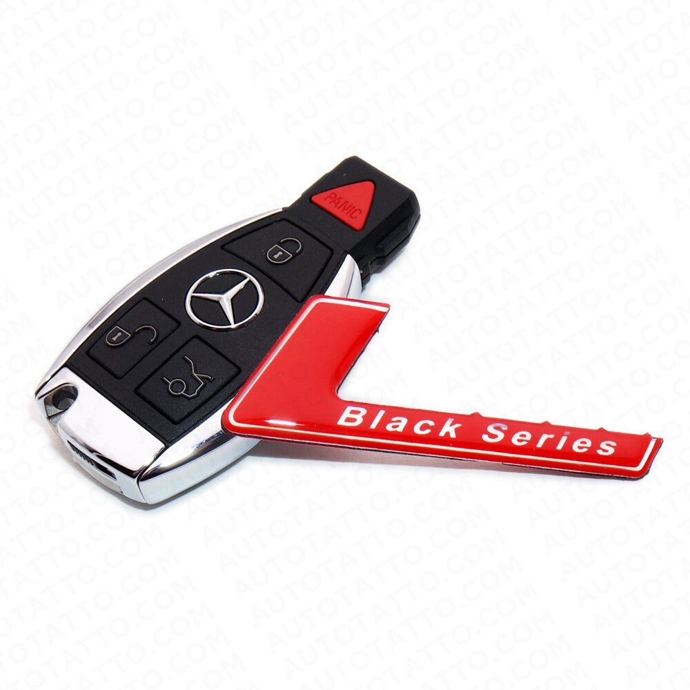 Red Tailgate Lid For AMG Black Series Nameplate Badge Emblem Sport Decoration