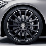 4x Mercedes Maybach Wheels Center Cap Hub Cover Inserts Replacement Sport Gray