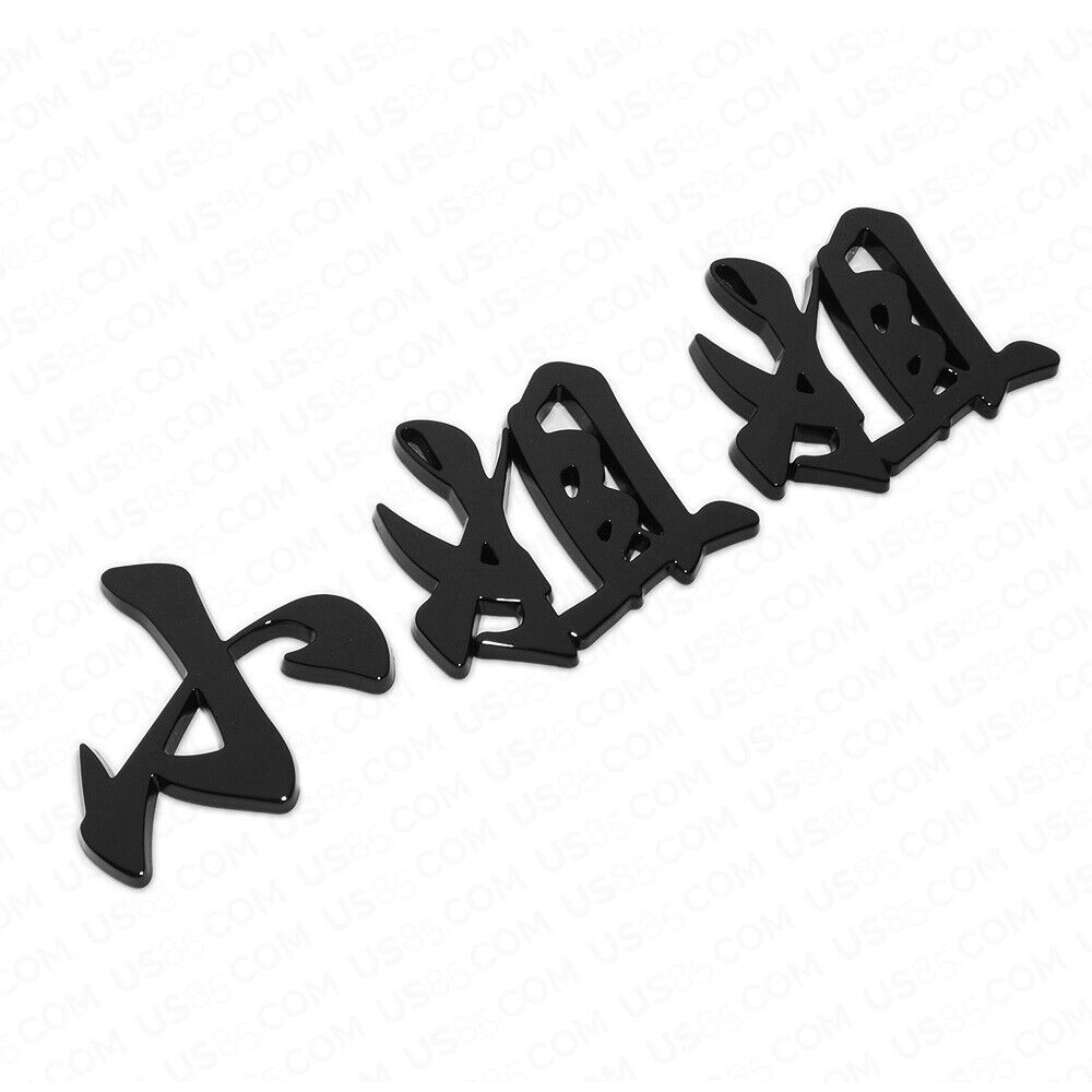 Universal 3D Fashion Personalized Chinese character Car Decal Sticker Decoration