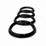 Q8 SQ8 RSQ8 Sport Liftgate Audi Ring Nameplate Emblem Logo Badge Gloss Black