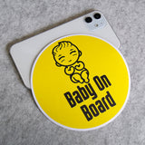 Cute Baby On Board Sticker Decal Kid In Car Van Truck Liftgate Window Decorate