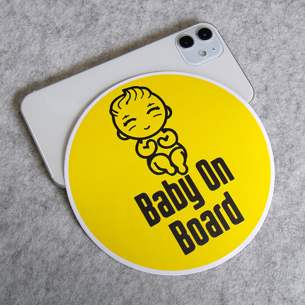 Cute Baby On Board Sticker Decal Kid In Car Van Truck Liftgate Window Decorate