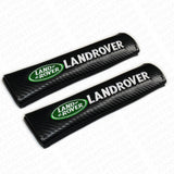 Land Rover Carbon Car Seat Belt Cover Safety Shoulder Strap Cushion Pad Harness