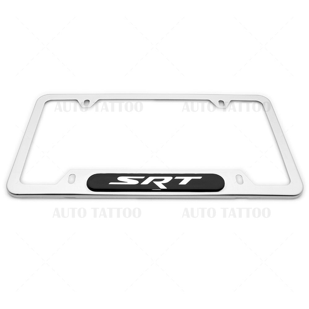 2015-2022 Chrysler Dodge Jeep SRT Stainless Steel License Plate Frame Mopar