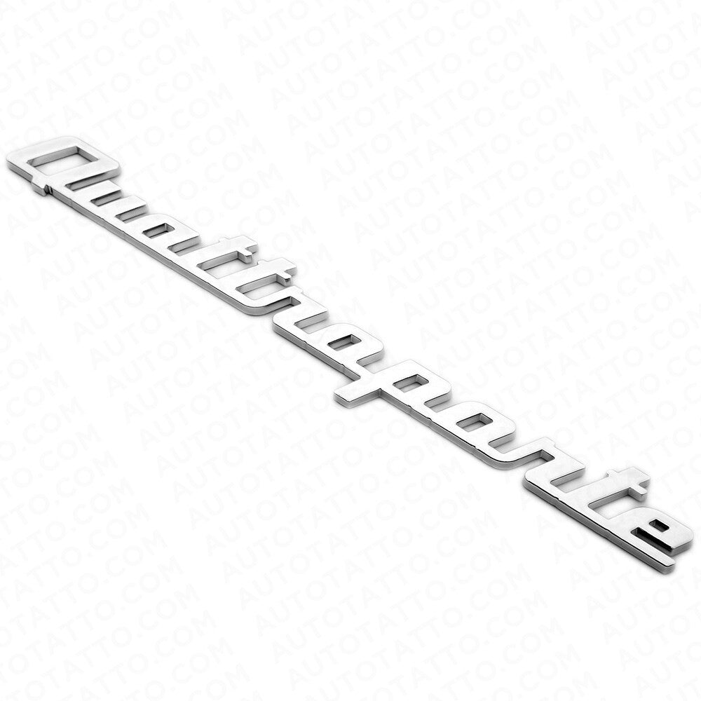 Maserati Quattroporte OEM Chrome Trunk Lid Nameplate Logo Emblem Badges Sport