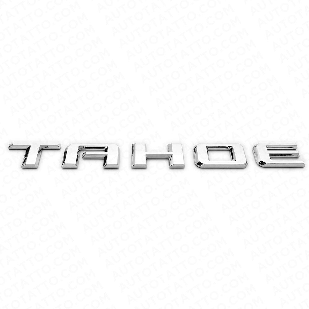 2021+ Chevy Tahoe OEM Chrome Front Side Door Vehicle Nameplate Emblem Decorate