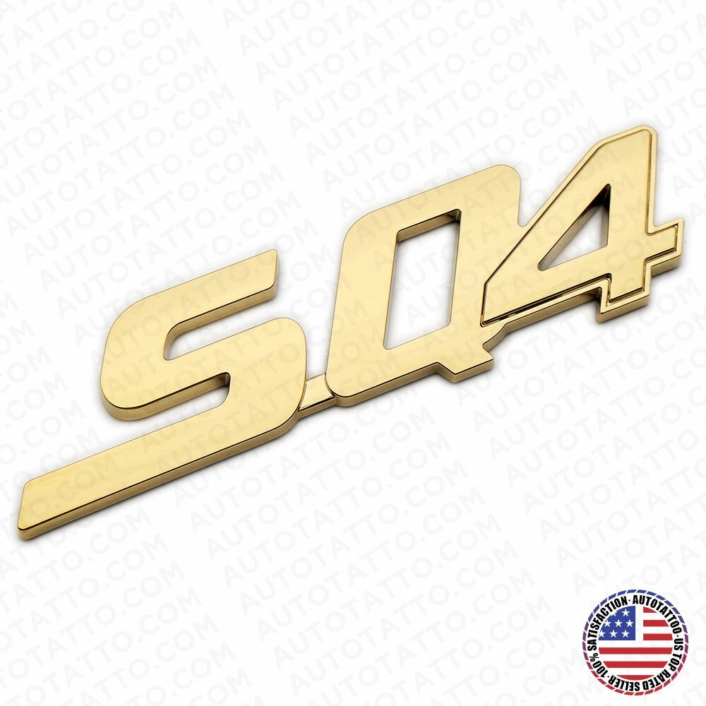 Maserati Ghibli Quattroporte SQ4 Trunk Lid Nameplate Logo Emblem Badge Gold