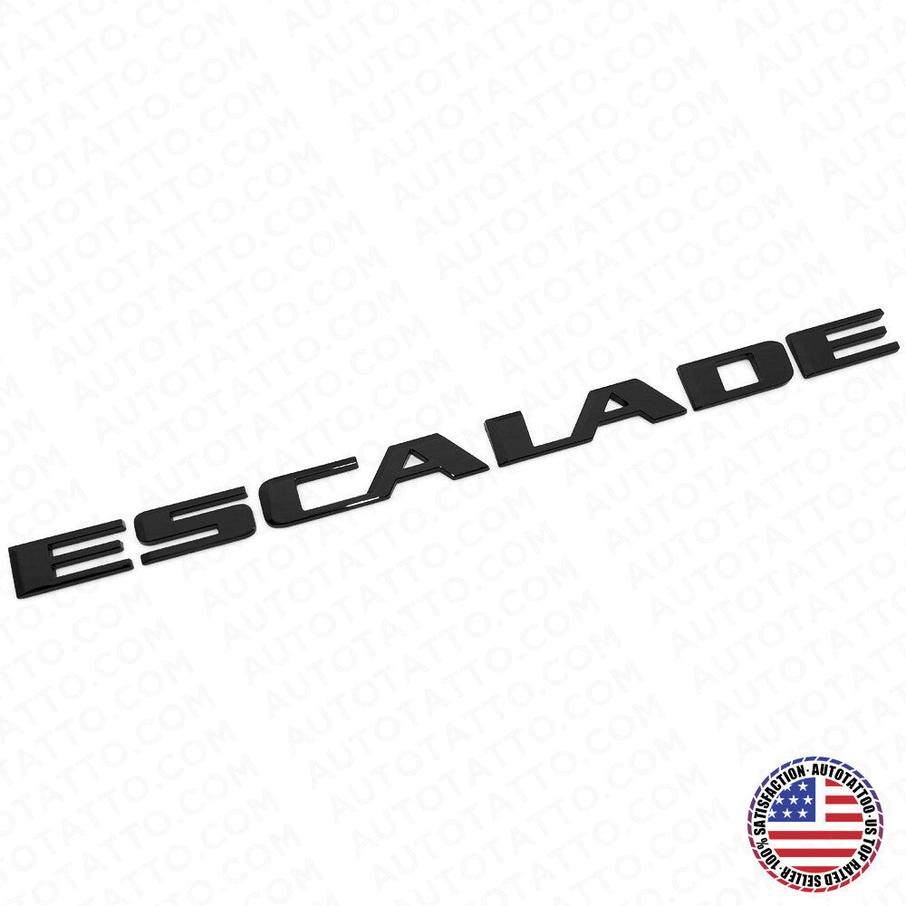 For 15-22 Cadillac Escalade Gloss Black Rear Liftgate Nameplate Emblem Badge