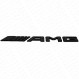 17+ Mercedes AMG Trunk Emblem Logo 3D Sticker Badge Decoration Sport Matte Black