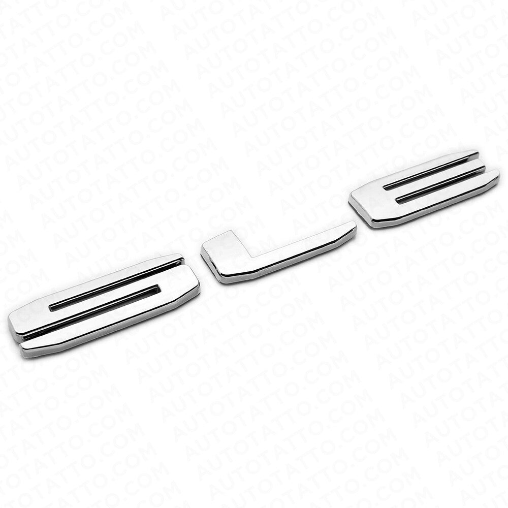 For 19-21 GMC Sierra Rear Tailgate SLE Logo Emblem Pickup Badge Nameplate Chrome