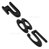 Tesla Rear Liftgate Lid Model P85 Nameplate Logo Badge Emblem Sport Gloss Black