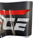 M-Sport Front Window Windshield Carbon Fiber Vinyl Banner Decal Sticker for BMW
