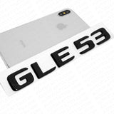 2021 Mercedes-Benz GLE 53 Letter Emblem Liftgate Badge AMG Sport Gloss Black