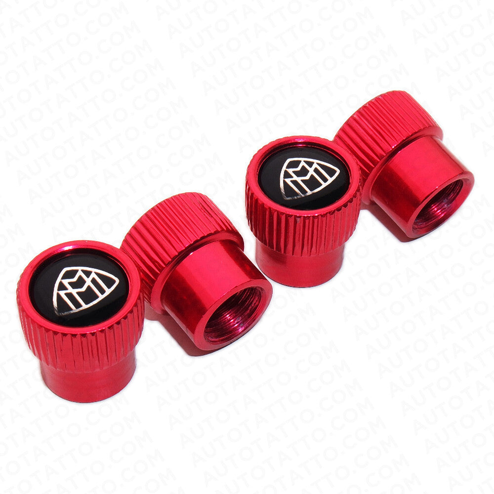 For Maybach Roundel Car Wheels Tire Air Valve Caps Stem Dust Logo Cover Sport
