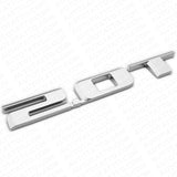 Cadillac Rear Turnk Tailgate 2.0T Deck Lid Nameplate Badge Logo Emblem Silver
