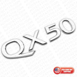 Infiniti QX50 Rear Liftgate Logo Letter Badge Emblem Nameplate Silver Chrome
