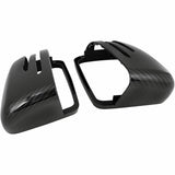 Carbon Fiber Style Side Rear Mirror Cover For Mercedes W204 W212 W117 C E Class