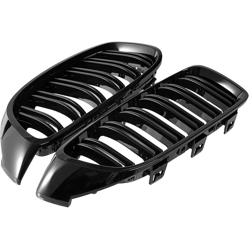 Front Kidney Grill For BMW 4 Series M4 F32 F33 36 F80 428i 430i 435i Gloss Black