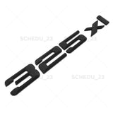 01-05 BMW 325xi Trunk Nameplate Letter Emblem Badge M Performance Matte Black