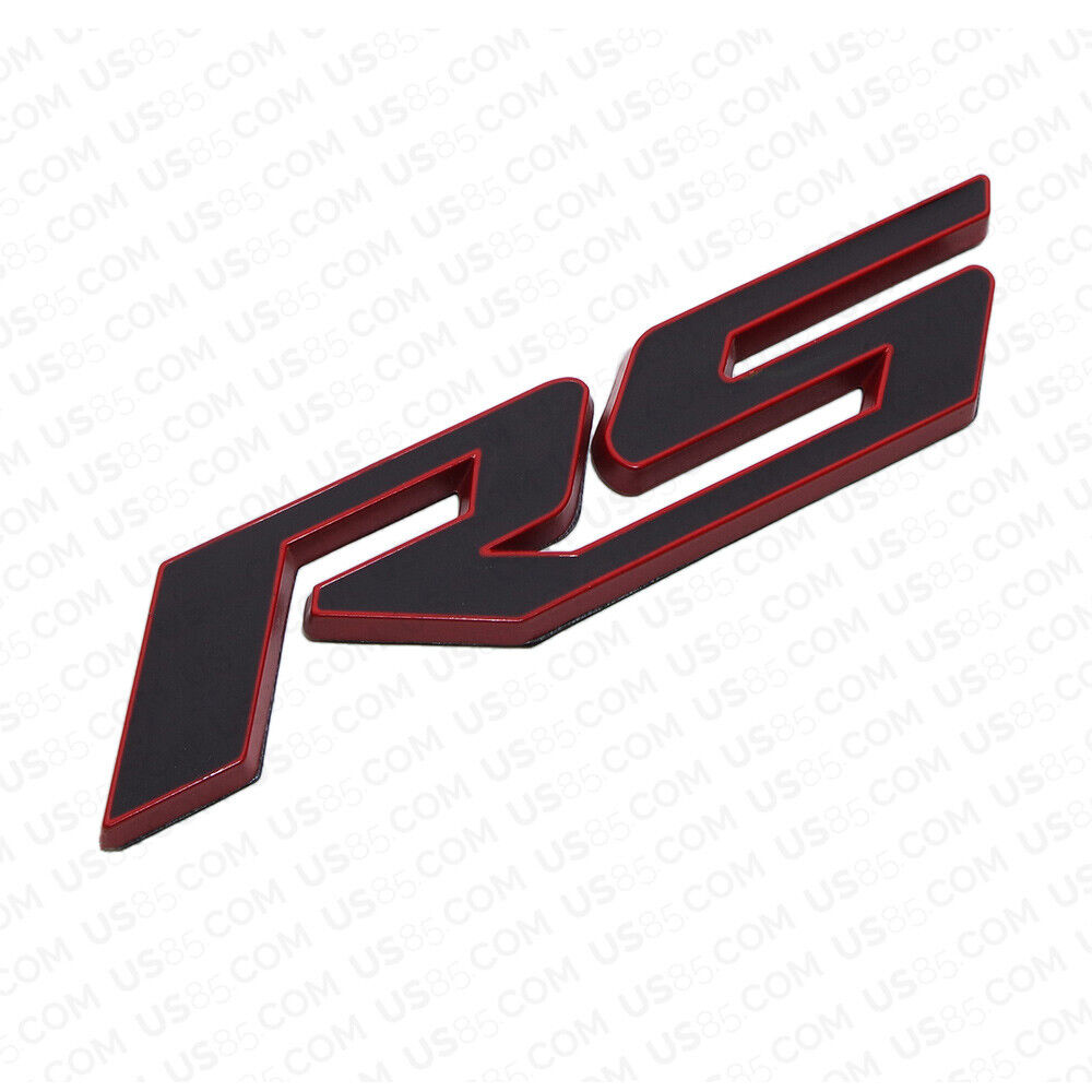 3D Fashion Metal RS Car Decal Badge Emblem Sticker for Chevry Auto Decoration