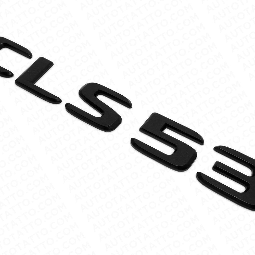19-21 Mercedes-Benz CLS 53 CLS53 Letter Emblem Trunk Badge AMG Sport Matte Black