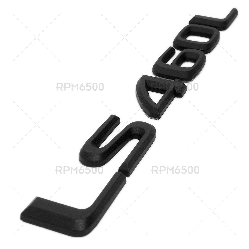 Lexus Rear Turnk Lid Matte Black LS 460 L Letter Logo Badge Emblem Car Replace