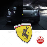 Universal 1x or 2x Fashion Aluminum Alloy Donkey Car Decal Sticker Decoration