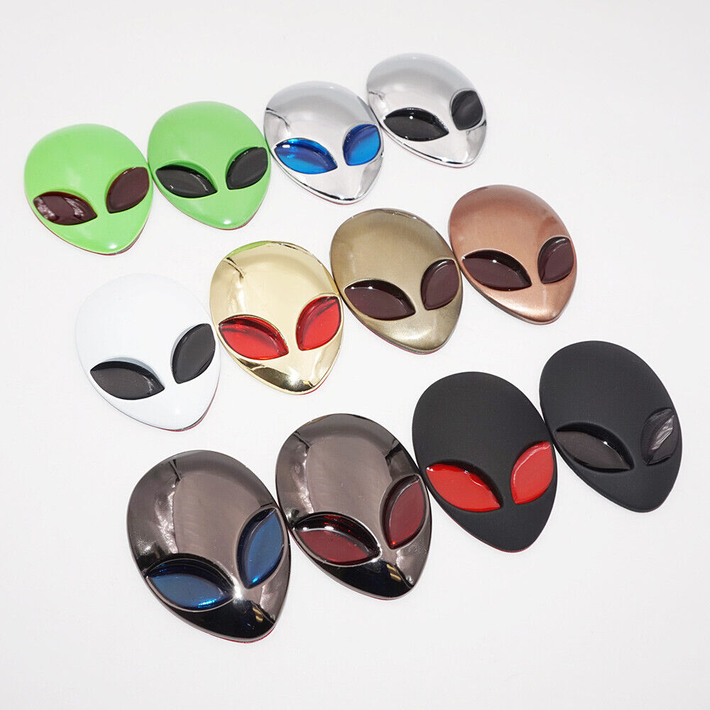 Universal 3D Fashion Metal E.T. Alien Car Decal Sticker for Auto Decoration