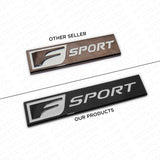 Lexus Gloss Black F-Sport Logo ABS Badge Trunk Luggage Lid 3D Emblem Decoration