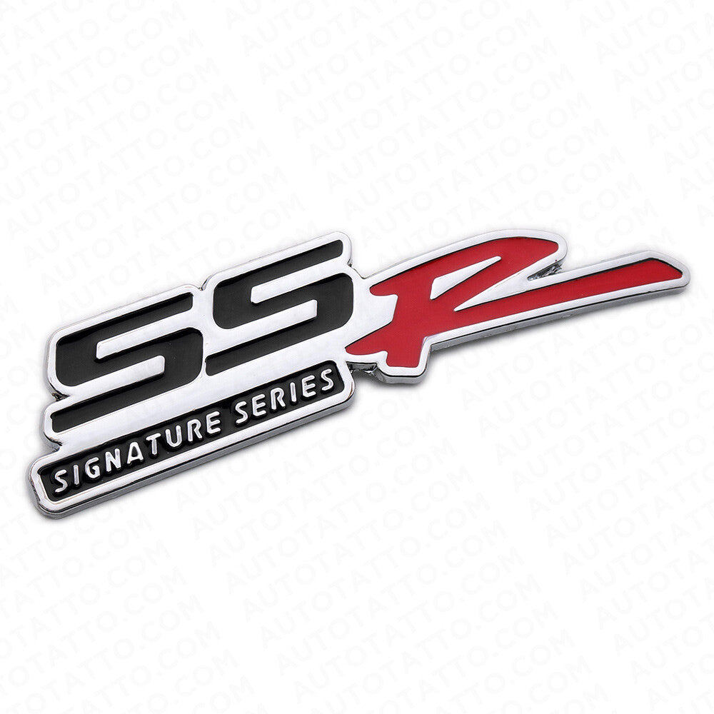Chevy SSR Signature Series Body Metal Nameplate Emblem Car Badge Racing Sport