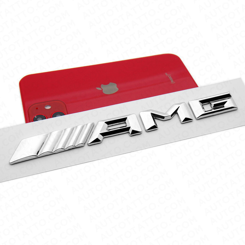 15-16 New AMG Rear Trunk Letter Emblem Logo Badge Decoration Sport OEM Chrome