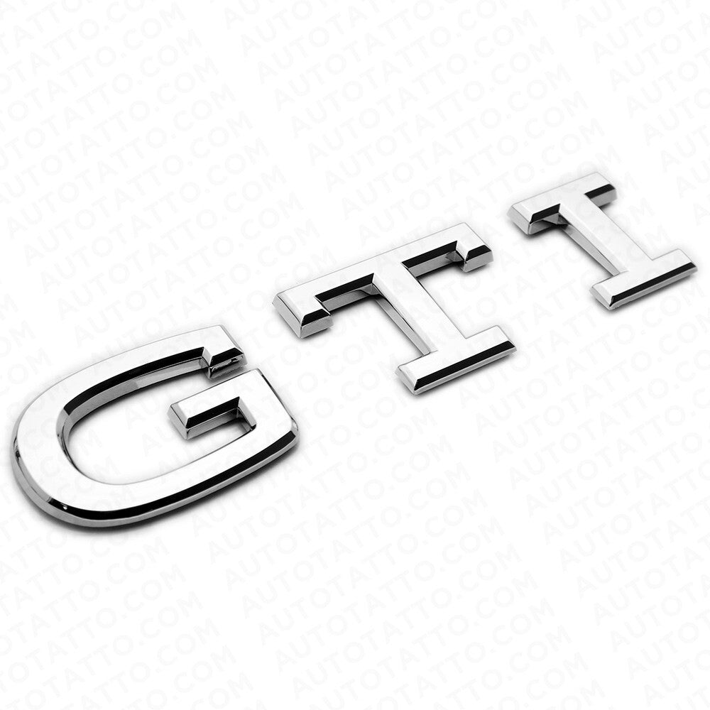 2020+ Universal MK8 Rear Trunk Lid Emblem Nameplate Badge Chrome Sport