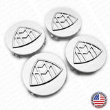 4x Mercedes Maybach Wheels Center Cap Hub Cover Inserts Replacement Sport Silver