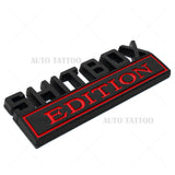 2Pcs ShitBox Edition 3D Car Truck Emblem Funny Badge Sticker Decal Decorate