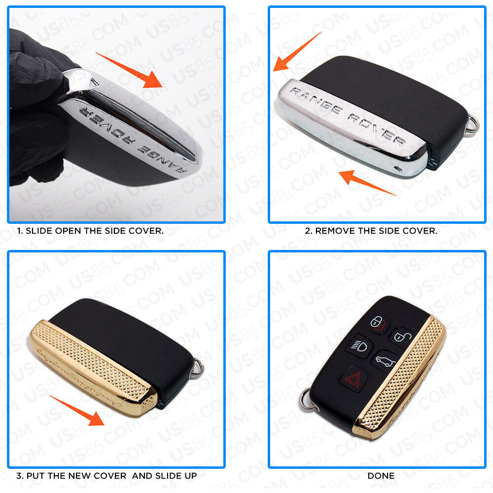 3D Fashion Metal Autobigraghy Car Remote Key Side Cover Auto Remote Decoration