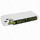 For 18-23 VW 4 Motion Rear Trunk Nameplate Badge Emblem Black Green Sport