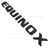 2x Chevy Equinox Front Door Nameplate Letter Logo Badge Emblem Sport Gloss Black