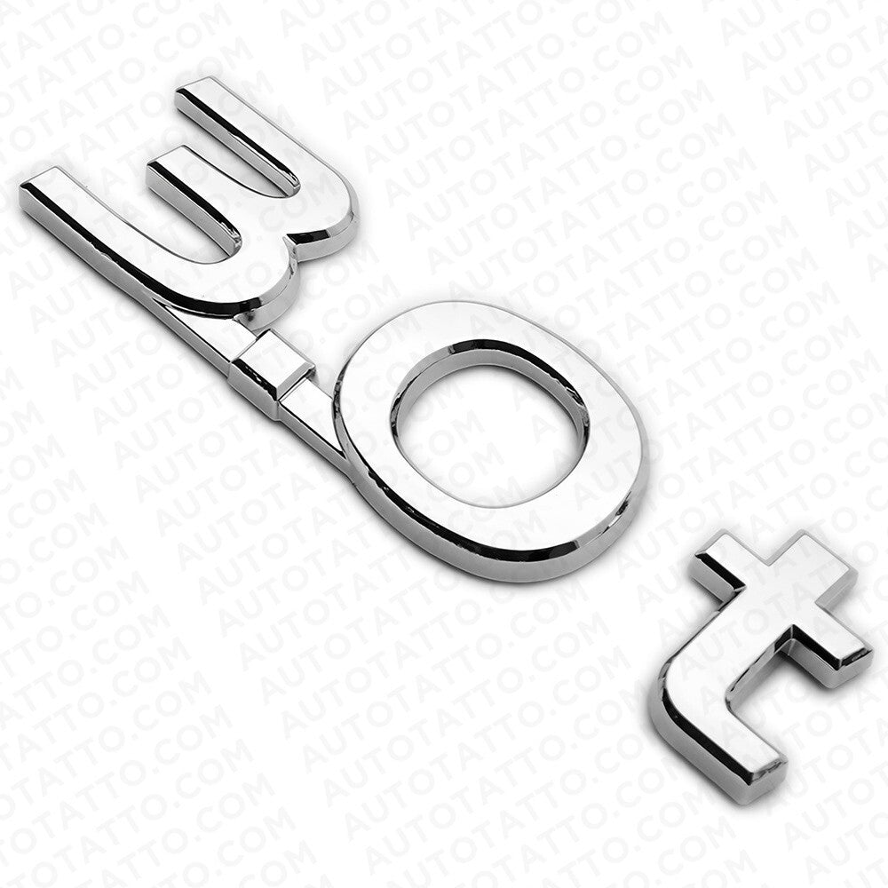 For Infiniti 3.0t Left or Right Side Fender Badge Emblem Nameplate Silver Chrome