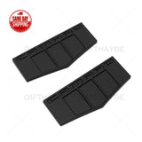 2pcs For GM Chevy CAMARO Logo Fender Marker Emblem 3D Blackout Badge RS SS ZL1