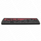 Chevy GMC All Terrain Rear Tailgate Letter Nameplate Emblem Badge Sport Black